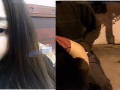 半夜約司機在工地打炮 還直接尿了一地