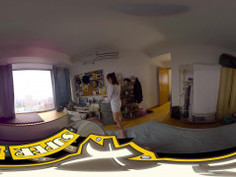 vr虚拟现实 和女生度过一个美好夜晚之后