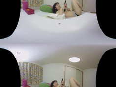 本物精子アナル内発射。待望の初アナル初VR！！2