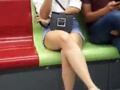 Ups chio syt wearing mini shortskirt