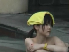 甜美毛巾妹露天溫泉-.flv