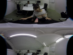 [VR全景] 極品黑絲女祕書辦公室當着同事啪啪