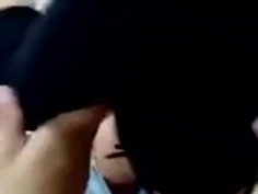 黑網兜背衣正妹口交如此爽快！