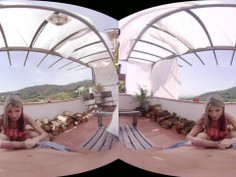 與女友在露臺做愛