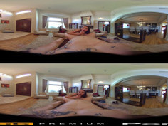 Steroscopic 360 - Adriana Chechik Rides Derrick Pierce's Cock