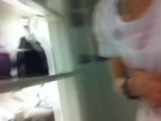 Japanese Salesgirl Cleavage Downblouse/Upskirt Voyeur Part 4