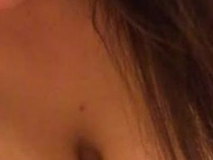 Cute teen with BIIIG BOOBS !