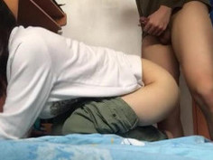 港女狗仔式 射在屁股上