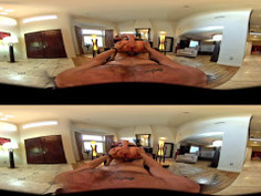 Nikki Benz rides big dick in POV 360 Virtual Reality experience