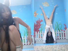 性感網紅不只賣奶 身懷絕技倒立噴水樣樣來