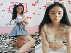 甜美網紅的制服誘惑! 比那沒有嘴巴的貓更值得一看!