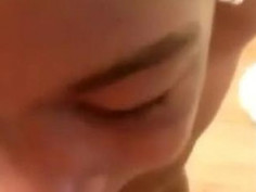 ガールブラックフェラチオ＆口内発芽