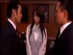 取引先に大人の玩具を送りつけたドスケベ巨乳痴女OLを3P調教