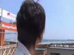 【素人ナンパ】「赤ちゃん出来ちゃうっ！」海水浴場で危険日らしい美人妻をナンパして、寝取り中出しで孕まセックスwww