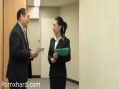 同僚のメガネ美女OLをレイプ！女子トイレでバックから無理矢理挿入して性奴隷に