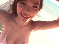 スレンダーな巨乳美女のイメージ無料動画！【美女動画】