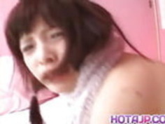 二人の男で、後藤ゆりかが口に犯され、毛深い口調で犯されている