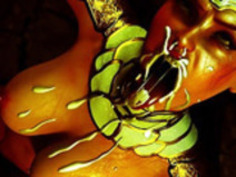 3D hentaiが部3イマラチオ