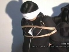 日本の目隠しと猿轡