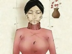 毛深い熟女ママと彼女の成長した少年！ビッグアニメーション！