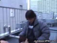 渡瀬晶エロ動画 渡瀬晶 ビルの屋上で青姦3P・スーパー ...