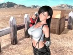 【3Dエロアニメ】FFティファが淫乱になるポーションを飲んで発情し知らない男の極太チンコでガン突きSEX！