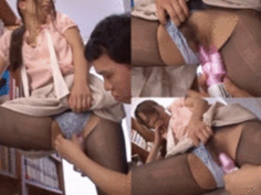 【希崎ジェシカ】図書館でローター＆バイブ＆電マ責め、挙句に強制フェラ抜き！