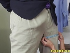 アジアのベイビーは、mmfで黒コックで元気に犯された