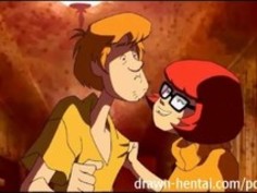 スクービードゥー変態 - ヴェルマがお尻にそれを好き