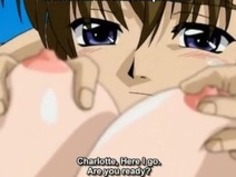 制服少女がツリーの下に変態ザーメンを取得