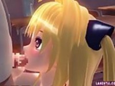 ブロンド変態ティーンは、後ろからセックスされま​​す