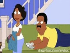 クリーブランドショーのエロアニメ - 楽しい4ドナの夜