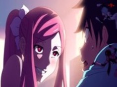 角質かわいいエロアニメの女の子ダンス、からかい