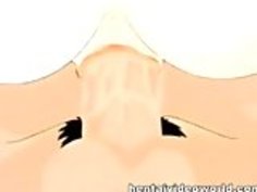 ハードhentaiがクソ妻の頭をコック