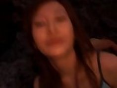 屋外行為映像：美上セリ(みかみせり) 美巨乳でルックスいいなきれいなと屋外で口淫やク○ニで性器を刺激し合い、じっくりパコっておおしりに発射♪