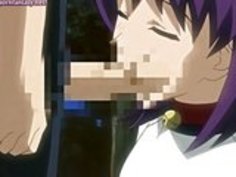 大きな洞をからかっ縛らアニメの女の子