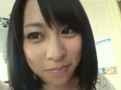 非常階段でチンコをしゃぶる清純系美人、瀬乃ゆいか