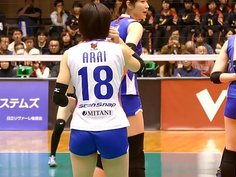 PFU 新井 祐喜子 Yukiko Arai vs 日立　2016.12.04
