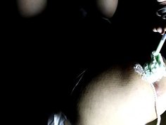 Injection of foam filler into the anus at midnight mountain