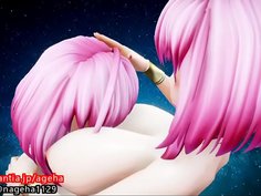 おっぱいに顔を埋めるあやなちゃん