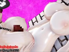 おっぱいを左右に揺さぶりながらパイズリ①