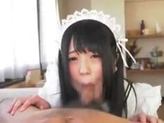 「ご主人様のせーし飲ませてください♪」淫乱メイドのごっくんフェラ抜き