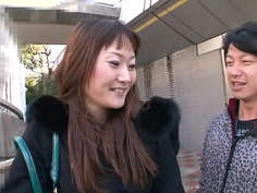 熟女の火遊び飛びっ子装着 〜 寒空で震えるブルブルマンコ〜 恵美 1