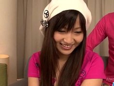 Ryo Asaka throats and fucks like a goddess