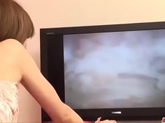 Sweet blowjob session with hot Yuu Mahiru